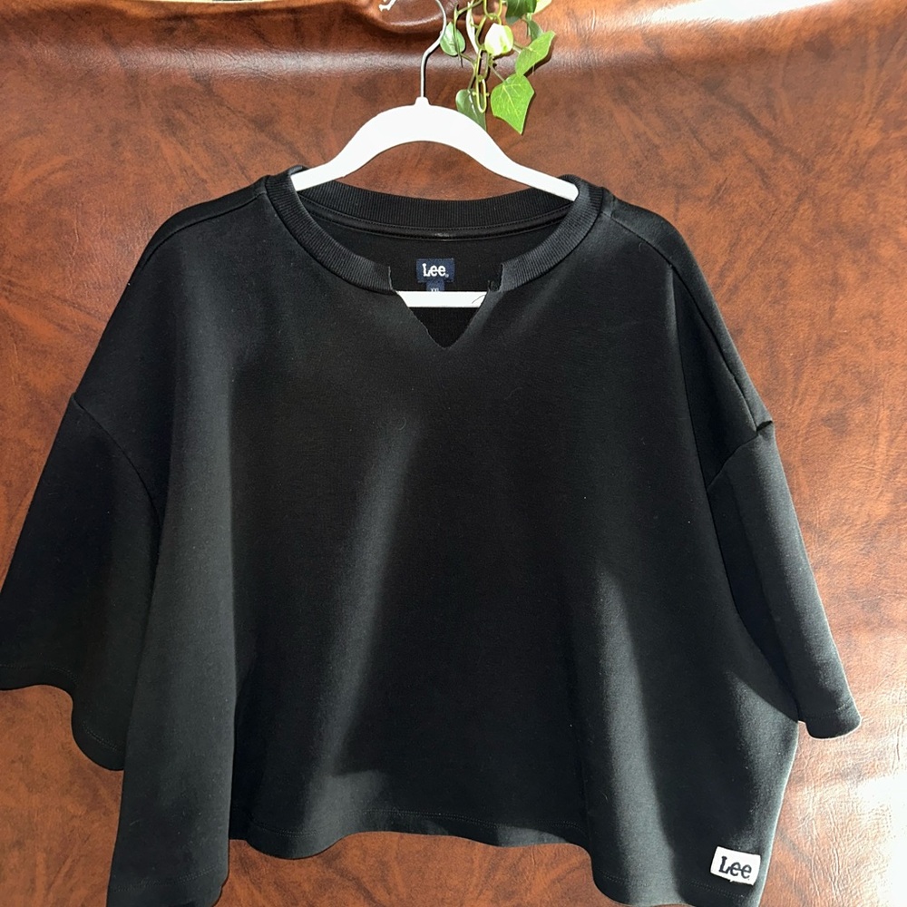 Lee Charcoal Pullover Top